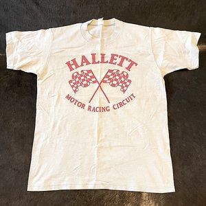 Hallett motor racing vintage T-shirt